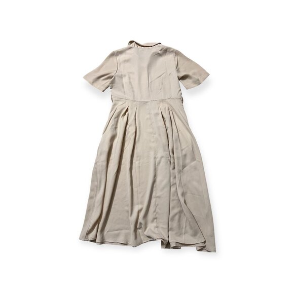 RAREISM Enbarry Beige Maxi Shirt Dress Women’s Size M | Button Front A-Line Midi - Picture 3 of 9
